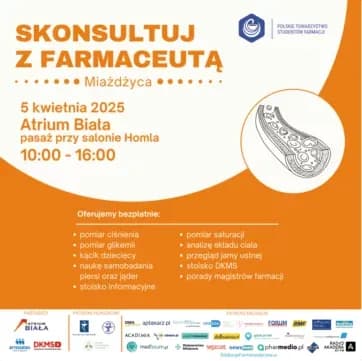 Skonsultuj z Farmaceutą! - bezpłatne badania i konsultacje