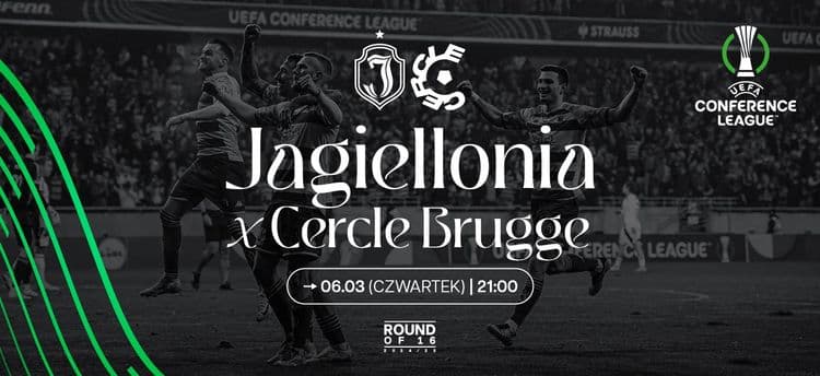 Jagiellonia - Cercle Brugge 1/8 finału Ligi Konferencji UEFA