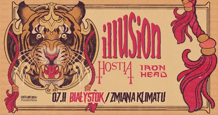 TRASA ILLUSION + HOSTIA + IRON HEAD - wydarzenie w Białymstoku