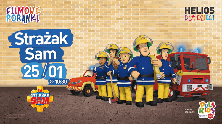  FILMOWE PORANKI „STRAŻAK SAM, CZ. 7” – SEANS Z KONKURSAMI