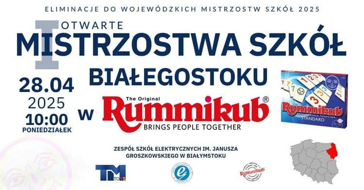 Otwarte Mistrzostwa Szkół Białegostoku w Rummikub