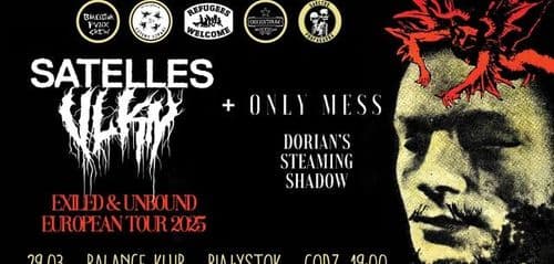 SATELLES + VLKN + ONLY MESS + DORIAN'S STEAMING SHADOW / HC PUNK GIG