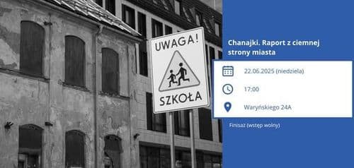 Finisaż: Chanajki. Raport z ciemnej strony miasta