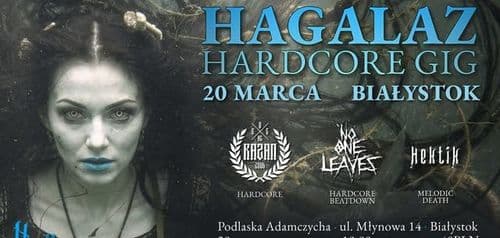 Kazan x No One Leaves x Hektik | 20 III 2026 | Podlaska Adamczycha, Białystok - wydarzenie w Białymstoku