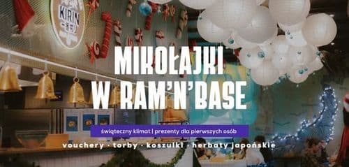 Spędź Mikołajki w RAM'N'BASE i zgarnij prezent! 🎁🎅