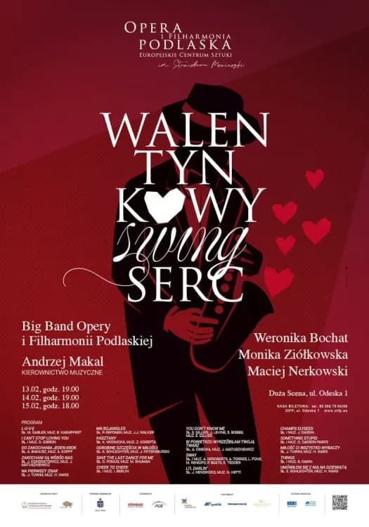 Walentynkowy Swing Serc | Koncert Walentynkowy 13/02