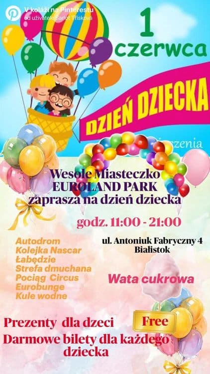 Dzień Dziecka w wesołym miasteczku EUROLAND PARK