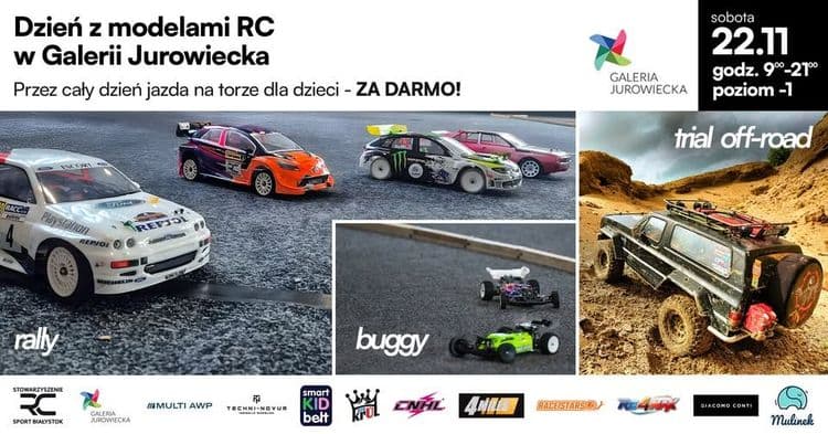 Dzień z modelami RC w Galerii Jurowiecka - wydarzenie w Białymstoku