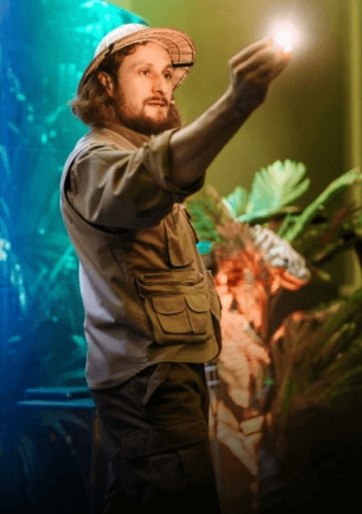 Magiczna dżungla. Profesor James i zaczarowane zwierzęta - familijny pokaz iluzji 16/11, godz. 12:00