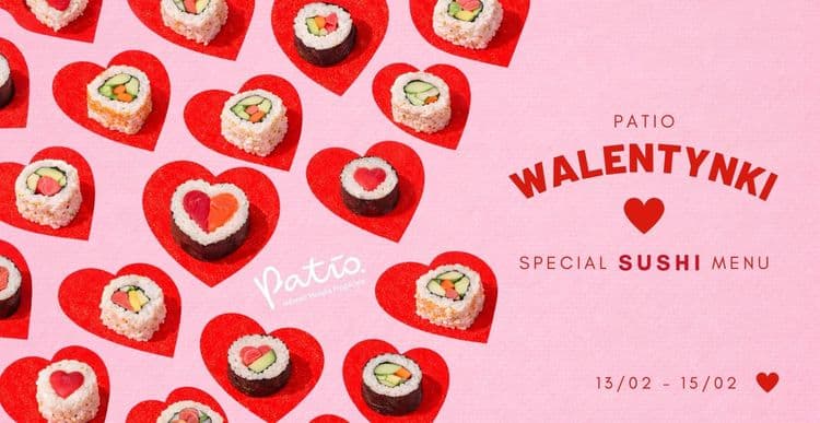 WALENTYNKI W PATIO | ALL YOU NEED IS LOVE (AND 𝗦𝗣𝗘𝗖𝗜𝗔𝗟 𝗦𝗨𝗦𝗛𝗜 𝗠𝗘𝗡𝗨)