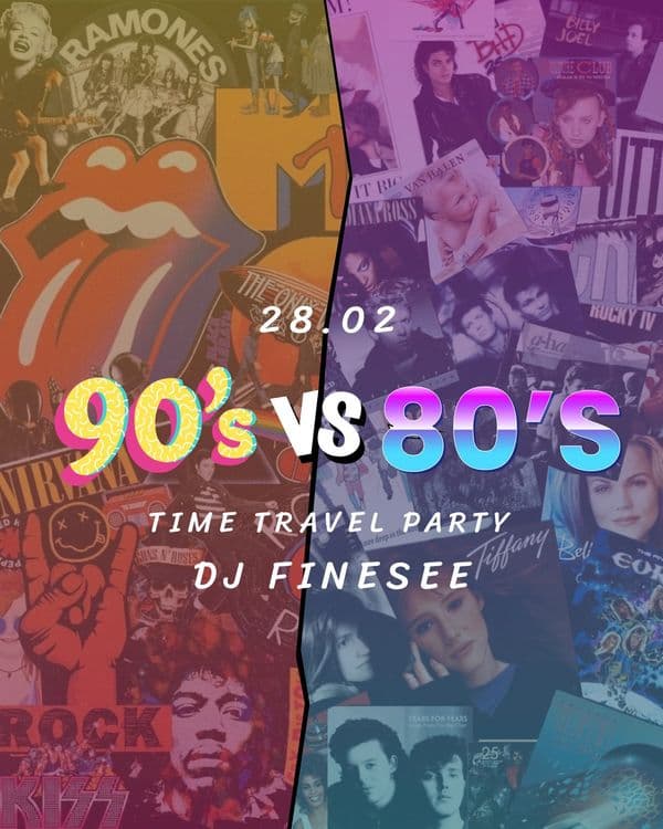 90’s vs 80’s ~ time travel party ~ FINESEE
