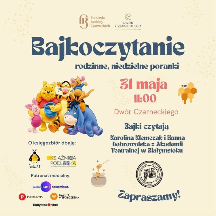 Niedzielne bajkoczytanie w Restauracji Forma (Dwór Czarneckiego)