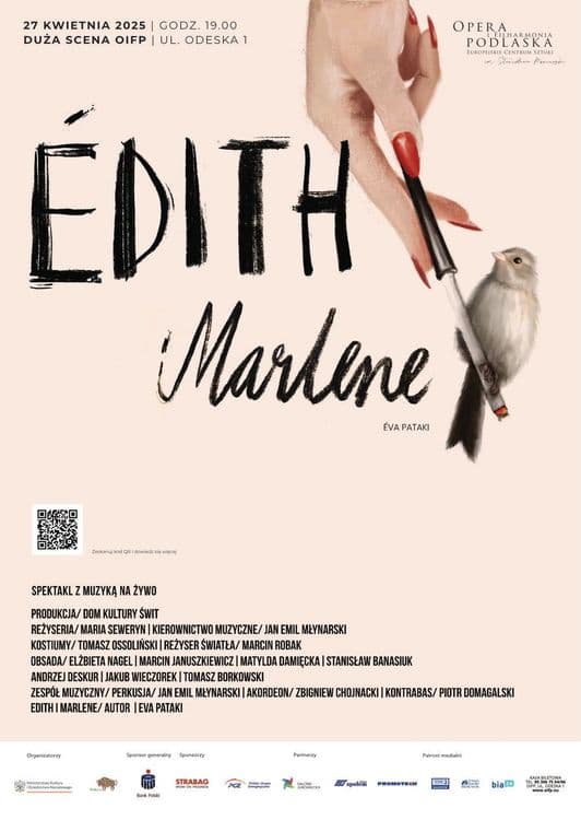 "Édith i Marlene" spektakl z muzyką na żywo
