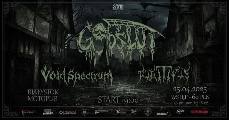 Koncert GODSLUT / Void Spectrum / Fugitivus