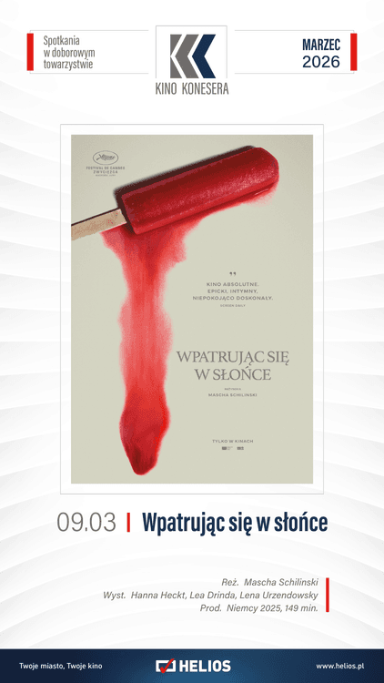 KINO KONESERA „WPATRUJĄC SIĘ W SŁOŃCE” - wydarzenie w Białymstoku