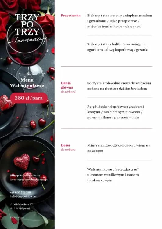 Romantyczna kolacja we dwoje