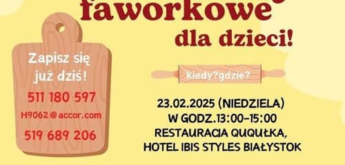 Warsztaty faworkowe dla dzieci 23 lutego