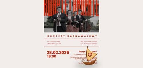 Koncert Kwartetu Andante w siedzibie Stowarzyszenia KLANZA
