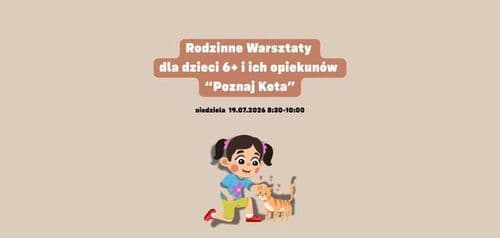Rodzinne warsztaty dla dzieci 6+ i ich opiekunów w Kociej Kawiarni Kocie Cafe w Białymstoku - wydarzenie w Białymstoku