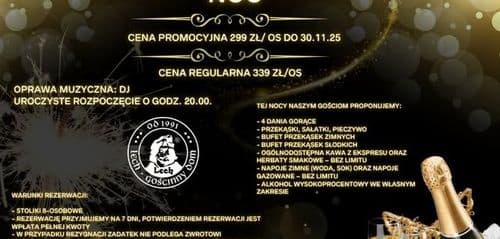 SYLWESTROWA NOC W LECH GOŚCINNY DOM!